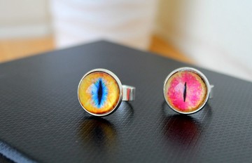 Cat EYE 16mm貓眼 銀色系簡約戒指