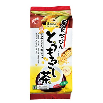 *貪吃熊* 日本 OSK 小谷 茶包 沖泡茶包 玉米茶 北海道產 20袋入 玉米茶包