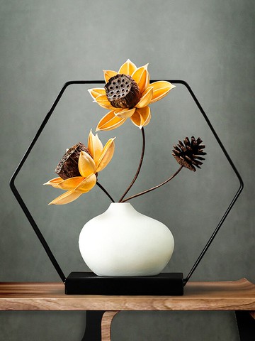 新中式鹿擺件家居客廳玄關禪意裝飾品創意擺設花瓶電視柜酒柜桌面