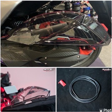 KOSO 勁戰六代 透明空濾外蓋 BWS水冷 FORCE2.0 V2空濾外蓋 燻黑 贈十字螺絲