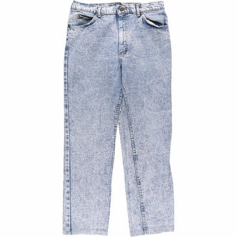 古着 80年代 リー Lee ケミカルウォッシュ テーパードジーンズ デニムパンツ Usa製 メンズw33 ヴィンテージ Eaa 通販 Lineポイント最大0 5 Get Lineショッピング