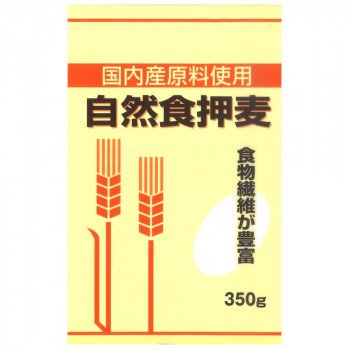 （代引不可）日本精麦 自然食押麦 350g×12