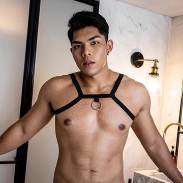 男士性感衣服夜店酒吧演出肩帶