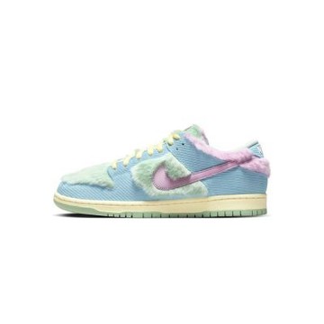 Verdy x Nike Dunk SB Low 聯名款 絨毛玩具 粉綠 男鞋 男女段 FN6040-400