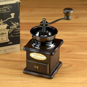 手搖磨豆機 咖啡豆研磨機手動磨豆器復古手工磨粉研磨器家用咖啡