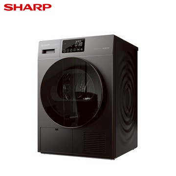 SHARP夏普 烘布郎10KG熱泵式滾筒乾衣機 KD-FKH10DT_廠商直送