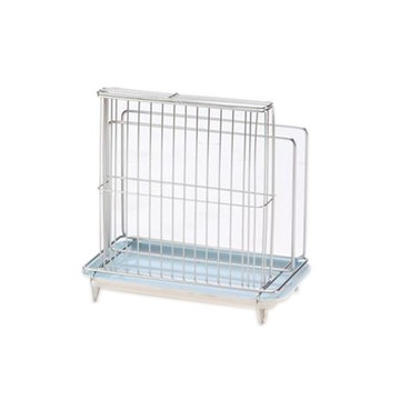 皇家 《真心良品》不鏽鋼刀具砧板瀝水收納架-1入組