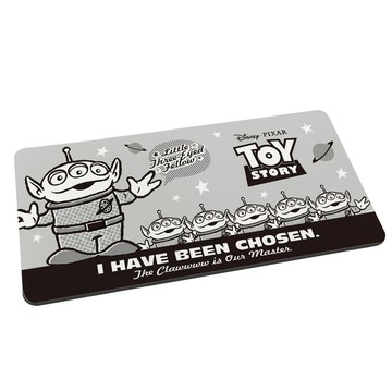 【Disney迪士尼】軟式珪藻土吸水地墊-星際三眼怪 （80*38*0.5cm）_廠商直送