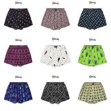 寬松純棉60支貢緞ev jojo活性印染平角褲阿羅褲居家睡褲男女內褲