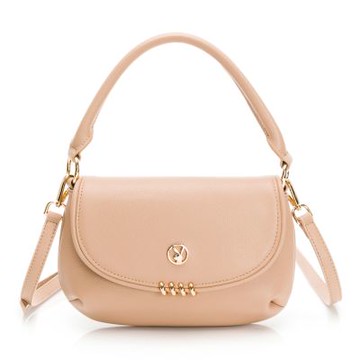 PLAYBOY - 手提包附長背帶  Flat系列 - 卡其色