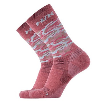 Xavagear 登山運動美麗諾羊毛襪 粉迷彩