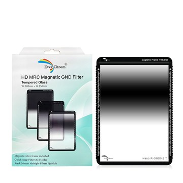 EverChrom 彩宣 Reverse-GND 0.6T奈米鋼化反向漸層鏡-內含磁鐵框市價1050元
