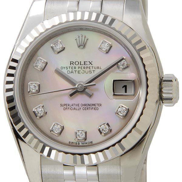 ロレックス ROLEX 179174 NG デイトジャスト ピンクシェル ...