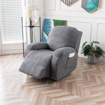 豹紋芝華士1人位加厚彈力分體式多功能懶人單人位沙發套