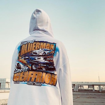 美式復古oldschool衛衣老式賽車印花潮牌2000年chicano大碼衛衣男