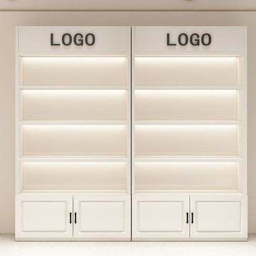 ??快速出貨 可開發票 化妝品展示架便利店展柜煙酒產品貨架超市實木樣品貨柜陳列柜