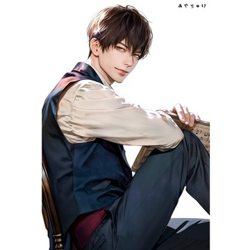【9 月新作】07-148-0281 人物貼紙 幻想復古浪漫咖啡廳