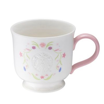 星巴克 花間粉彩馬克杯