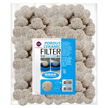 UP AQUA 雅柏 秒吸圓球多孔濾材 27mm E-034-27  1個