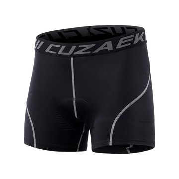 自行車短途騎行必備騎行內褲硅膠海綿坐墊透氣速干騎行服褲男