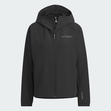 adidas 愛迪達 外套 女款 運動連帽外套 W S.S BRUSH JKT 黑 IS0304