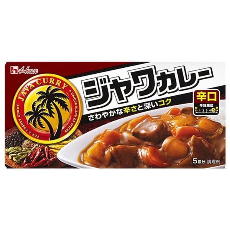 ハウス食品 ジャワカレー 辛口 104g×10個入