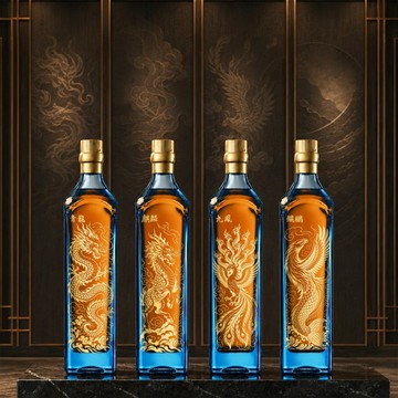 【四大靈獸典藏】Johnnie Walker 一套四瓶 事業/創業/升遷賀禮