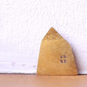 BRASS 小房子 迷你胸針