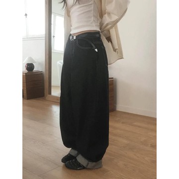 Codibook｜韓國 wonderwonder 寬版原色牛仔褲［預購］牛仔褲 闊腿褲 女裝