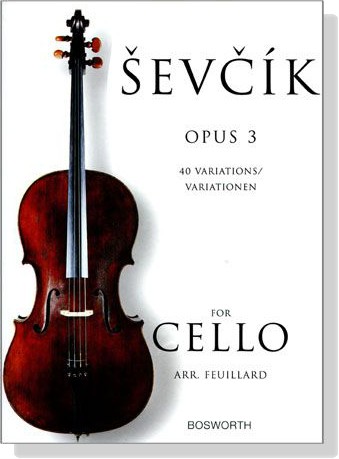 【學興書局】Sevcik 賽夫西克 40 Variations 大提琴40首變奏曲 Op.3