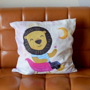 kami插畫抱枕/枕頭/靠墊-紫色夢境