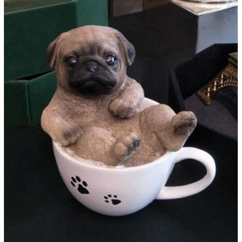 置物 カップでくつろぐ ティーカップワンちゃん パグ 通販 Lineポイント最大1 0 Get Lineショッピング