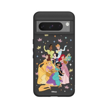 Pixel 8 Pro SolidSuit 黑 - 迪士尼-公主系列 Disney Princess - 迪士尼公主 - 公主角色集合