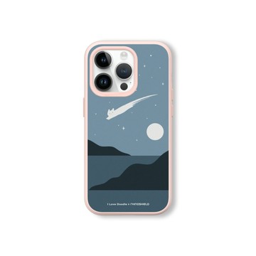 RHINOSHIELD iPhone 15/Plus/Pro/Pro Max SolidX MagSafe兼容 強化吸震緩衝防摔磁吸手機殼｜ilovedoodle-貓咪流星