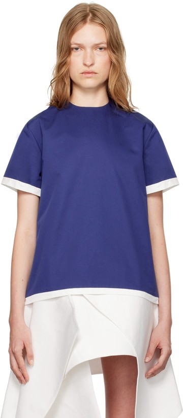 LII SSENSE 独家发售海军蓝 Heavy Twill T 恤