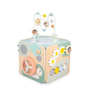 【法國Janod】北歐簡約木玩-寶寶智能方塊