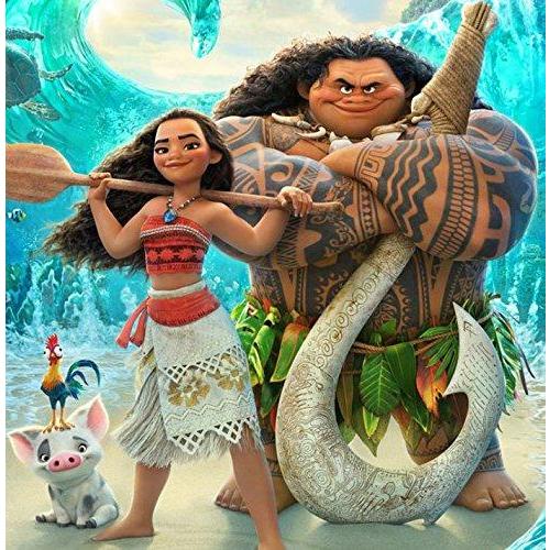 MOANA MOVIE POSTER Sided ORIGINAL INTL FINAL 27x40 DWAYNE JOHNSON AULI'I