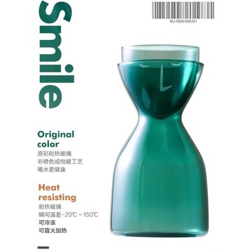 創意ins彩色透明耐高溫玻璃冷水壺家用冰箱果汁冰水涼水壺杯套裝