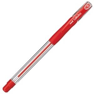 （まとめ）三菱鉛筆 ボールペン VERY楽ボ SG10007.15 赤〔×30セット〕〔代引不可〕