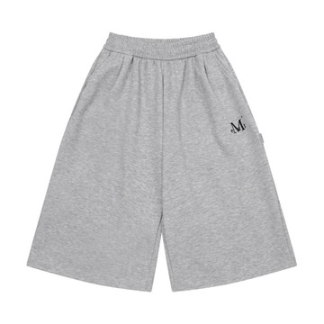 韓國 MUCENT HAMMER SIDE POCKET CARPENTER 側袋工裝風棉質半長褲 灰色 GRAY