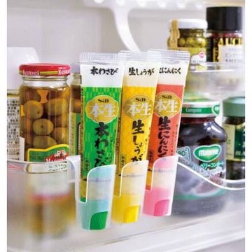 大賀屋 日本製 inomata 調味品管架3入 冰箱門邊調味品管架 冰箱小物收納架 0359 調味品收納架 J00052942