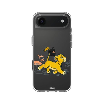 iPhone Air Clear Case（相機按鈕） 透明 - Disney - Lion King 迪士尼-獅子王 - 辛巴成長中