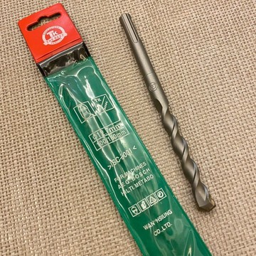 [沐沐屋]TK 四溝兩刃免出力水泥鑽頭 (12.7 長) 四溝二刃水泥鑽尾免出力水泥鑽尾