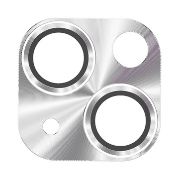 TOTU 拓途 鋼化玻璃膜鋁合金一體式鏡頭保護貼 鎧甲銀色  iPhone 14 / 14 Plus  1個