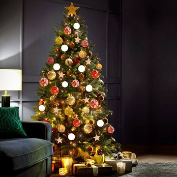 免運 附發票 聖誕樹 圣誕樹裝飾北歐ins風家用擺件套餐 網紅節日PE自動樹櫥窗場景布置 可開發票 全館五折 工廠現貨直銷 新品特價 z11051