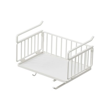 免運/開票 奶油風廚房置物架櫥櫃內掛架吊櫃下掛籃櫃子懸掛式收納神器L080快速出貨