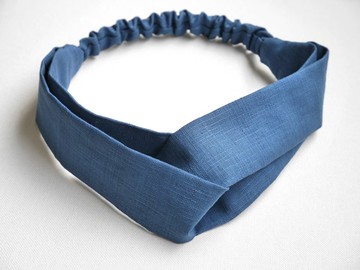 [水手藍新清髮帶]