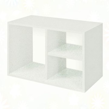 文創集-南亞塑鋼     曼尼 南亞塑鋼2尺開放三格組合收納櫃-60x31x40cm免組