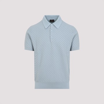 Brioni Cotton And Silk Polo