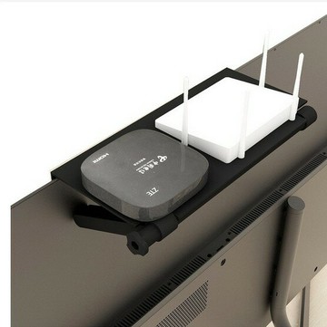 電腦螢幕置物架 最新加大升級UP電視螢幕上方公仔擺飾盆栽收納創意支架